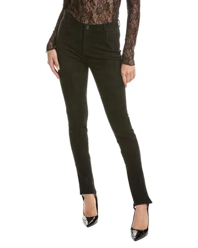 Tom Ford Suede Pant In Black