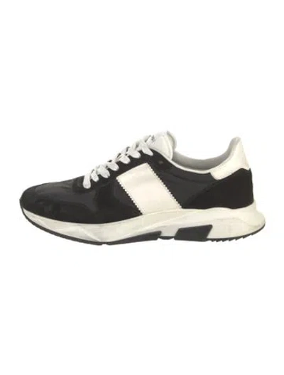 Pre-owned Tom Ford Suede Printed Athletic Sneakers In Multi