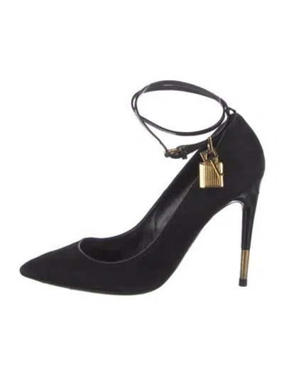 Pre-owned Tom Ford Suede Pumps In Black