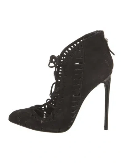 Pre-owned Tom Ford Suede Pumps In Black