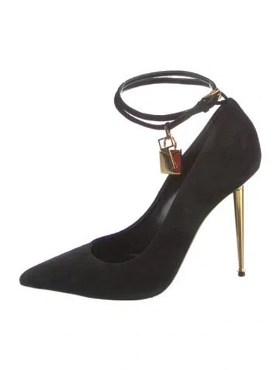 Pre-owned Tom Ford Suede Pumps In Black