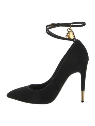 Pre-owned Tom Ford Suede Pumps In Black