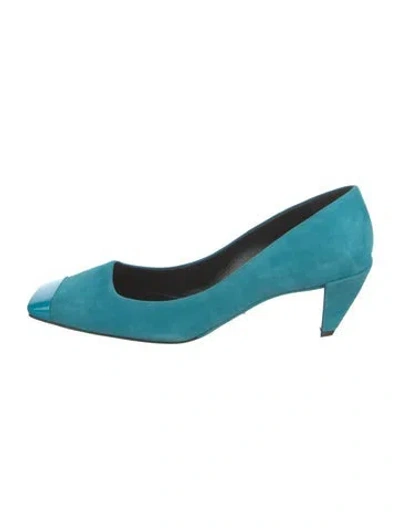 Pre-owned Tom Ford Suede Pumps In Blue