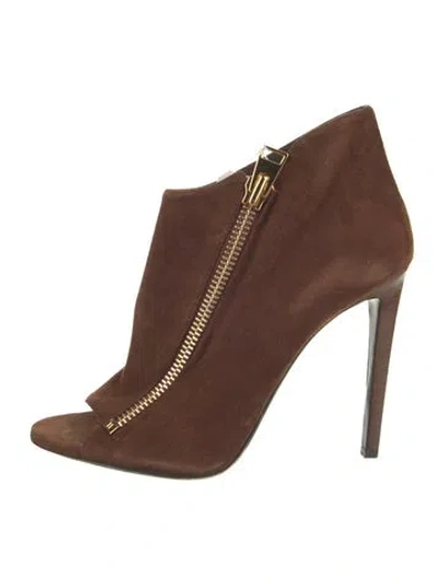 Pre-owned Tom Ford Suede Pumps In Brown