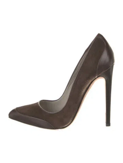 Pre-owned Tom Ford Suede Pumps In Brown