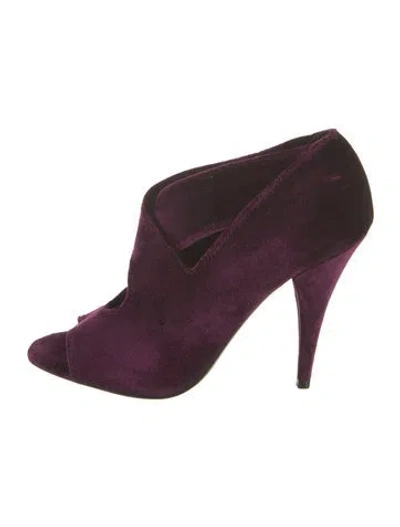 Pre-owned Tom Ford Suede Pumps In Purple
