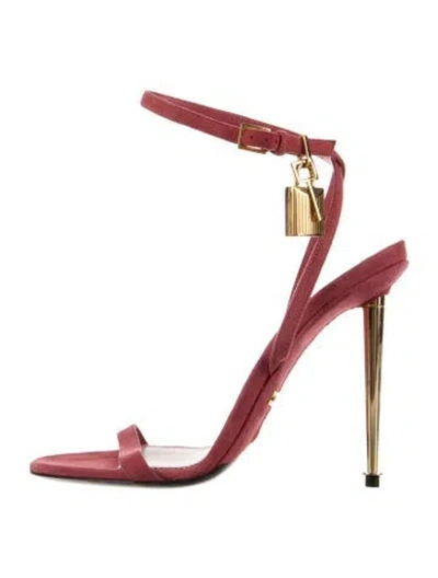 Pre-owned Tom Ford Suede Sandals In Pink