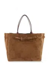 Tom Ford Suede Rectangular Shoulder Bag With Belt