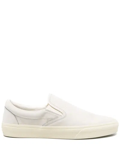 Tom Ford Gray Nubuck Jude Slip On Sneakers In Multi