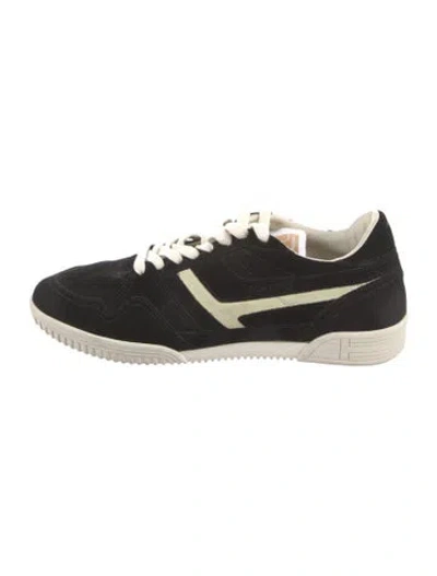 Pre-owned Tom Ford Suede Sneakers In Black
