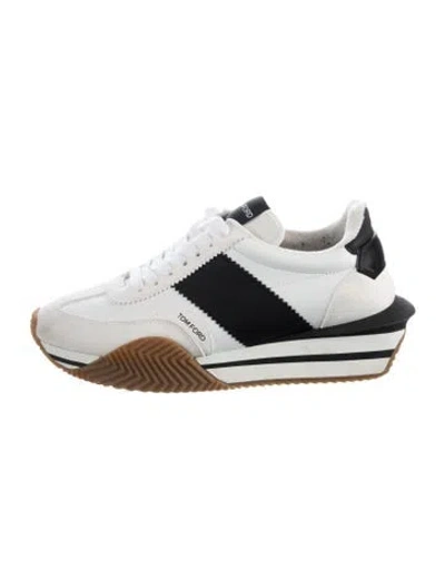 Pre-owned Tom Ford Suede Sneakers In Grey