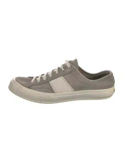 Pre-owned Tom Ford Suede Sneakers In Grey/white