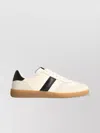 Tom Ford Low-top Calf Leather Sneakers With Contrasting Black Details