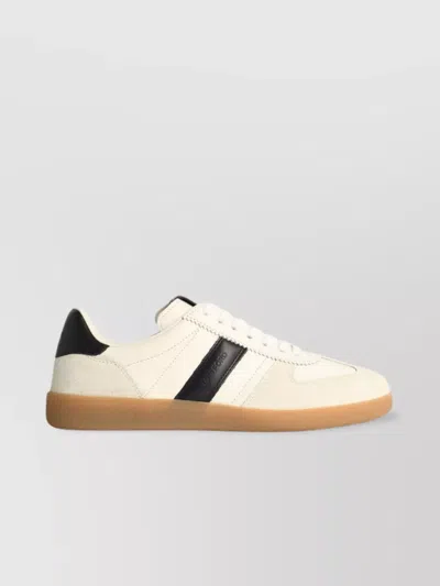 TOM FORD LEATHER LOW-TOP SNEAKERS