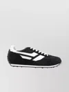 Tom Ford Suede Sneakers With Contrast Panels And Flat Sole