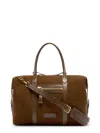 Tom Ford Suede Travel Bag With Leather Inserts