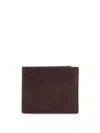Tom Ford Suede Wallet In Brown