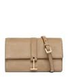 Tom Ford Suede Wallet With Strap In Beige