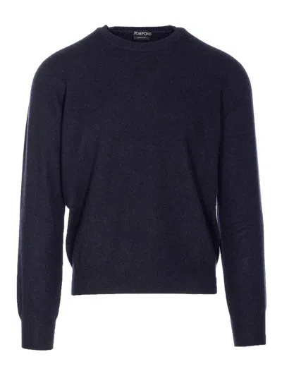 Tom Ford Sweater In Blue