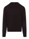 Tom Ford Men's Luxurious Wool And Silk Sweater In Burgundy