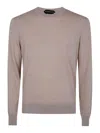 Tom Ford Knitwear Crew Neck Knitted Clothing In Nude & Neutrals