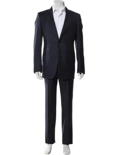 Pre-owned Tom Ford Suit In Blue