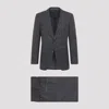 Tom Ford Shelton Fresco Stripe Wool Suit In Grey