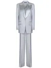 Tom Ford Ice Grey Wool And Silk Suit In Grey