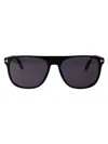 Tom Ford Acetate Lionel-02 Sunglasses In 01a Nero Lucido / Fumo
