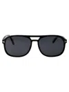 Tom Ford Aviator Sunglasses Ft1022 01 A In 01a Nero Lucido / Fumo
