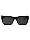 Tom Ford Sunglasses In 01a Nero Lucido / Fumo