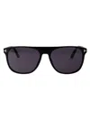Tom Ford Acetate Lionel-02 Sunglasses In 01a Nero Lucido / Fumo