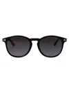 Tom Ford Lewis Sunglasses In 01b Nero Lucido / Fumo Grad