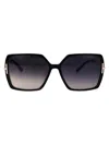 Tom Ford Butterfly Sunglasses Ft1039 01 B In 01b Nero Lucido / Fumo Grad