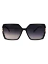 Tom Ford Butterfly Sunglasses Ft1039 01 B In 01b Nero Lucido / Fumo Grad