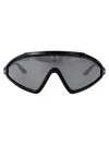 Tom Ford Eyewear Lorna Shield Frame Sunglasses In 01c Nero Lucido / Fumo Specchiato