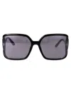 Tom Ford Butterfly Sunglasses Ft1089 01 C In 01c Nero Lucido / Fumo Specchiato