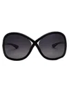 Tom Ford Sunglasses In 01d Nero Lucido / Fumo Polar