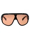 Tom Ford Sunglasses In 01e Nero Lucido / Marrone