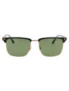 Tom Ford Ft0997-h Sunglasses In 01n Nero Lucido / Verde