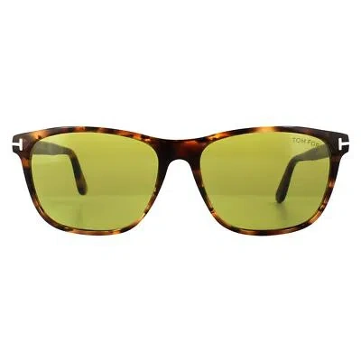 Pre-owned Tom Ford Sunglasses 0629 Nicolo 55n Havana Green