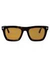Tom Ford Mens Dark Havana Tf1208 Lelio Square-frame Acetate Sunglasses