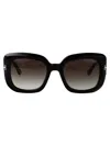 Tom Ford Geometric Frame Sunglasses In Black