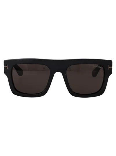 Tom Ford Fausto Sunglasses In Black