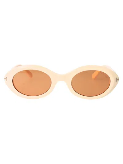 Tom Ford Sunglasses In Cream White