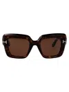 Tom Ford Leila-02 Sunglasses In Brown