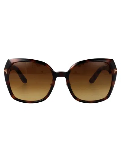 Tom Ford Sunglasses In Brown