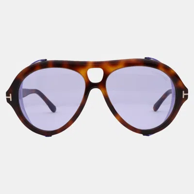 Pre-owned Tom Ford Sunglasses 60 In Blue