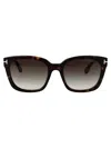 Tom Ford Full Frame Sunglasses In Avana Scura / Fumo Grad