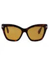 Tom Ford Full Frame Sunglasses In Avana Scura / Marrone